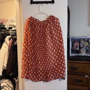 (Free with any purchase) Dot Midi Skirt
